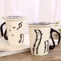 Casual Notes Ceramics Mug 1 Piece sku image 1