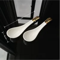 Casual Multicolor Ceramics Spoon Bowl 1 Piece 1 Set sku image 3