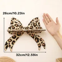1 Piece Bow Knot Leopard Indoor Boxwood Cute sku image 2