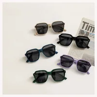 Simple Style Classic Style Solid Color Tac Square Full Frame Glasses main image 2