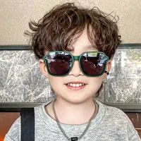 Simple Style Classic Style Solid Color Tac Square Full Frame Glasses main image 3