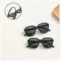 Simple Style Classic Style Solid Color Tac Square Full Frame Glasses main image 4