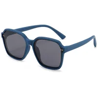 Simple Style Classic Style Solid Color Tac Square Full Frame Glasses sku image 4