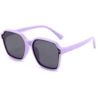 Simple Style Classic Style Solid Color Tac Square Full Frame Glasses sku image 5