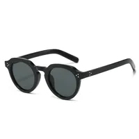 Basic Simple Style Solid Color Ac Round Frame Full Frame Glasses main image 1