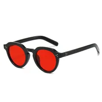 Basic Simple Style Solid Color Ac Round Frame Full Frame Glasses sku image 2