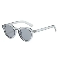 Basic Simple Style Solid Color Ac Round Frame Full Frame Glasses main image 5