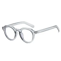 Basic Simple Style Solid Color Ac Round Frame Full Frame Glasses sku image 8