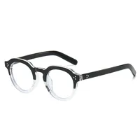 Basic Simple Style Solid Color Ac Round Frame Full Frame Glasses sku image 10