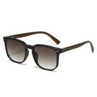 Basic Vintage Style Solid Color Pc Square Full Frame Glasses main image 2
