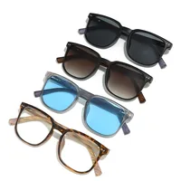 Basic Vintage Style Solid Color Pc Square Full Frame Glasses main image 1