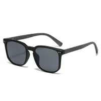 Basic Vintage Style Solid Color Pc Square Full Frame Glasses main image 4