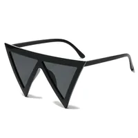 Hip-Hop Retro Solid Color Pc Special-Shaped Mirror Full Frame Glasses main image 1