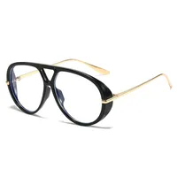 Punk Classic Style Solid Color Pc Toad Glasses Full Frame Glasses main image 1