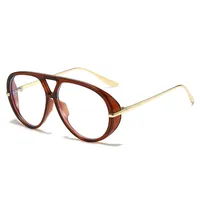 Punk Classic Style Solid Color Pc Toad Glasses Full Frame Glasses main image 2