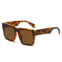 Basic Retro Solid Color Pc Square Full Frame Glasses main image 5