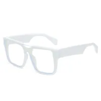 Basic Retro Solid Color Pc Square Full Frame Glasses sku image 13