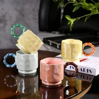 Casual Elegant Multicolor Ceramics Mug 1 Piece main image 1