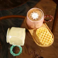 Casual Elegant Multicolor Ceramics Mug 1 Piece main image 4