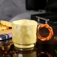 Casual Elegant Multicolor Ceramics Mug 1 Piece sku image 4