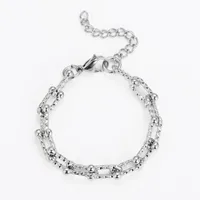 Simple Style Classic Style Geometric Solid Color 304 Stainless Steel Women's Bracelets main image 2