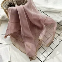 Women's Chinoiserie Ethnic Style Stripe Artificial Cotton  Silk Nylon Silk Scarf sku image 67