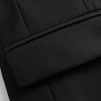 Modern Men's Business Casual Slim Fit Solid Color Stand Collar Single - Breasted Suit Jacket main image 3