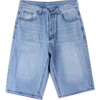 Men's Hip - Hop Denim Cargo Shorts Loose Fit Skateboard Casual Summer Mid - Length Plus Size main image 5
