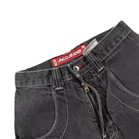 Men's Casual Hip - Hop Print Denim Shorts Wide - Leg Knee - Length Streetwear Urban Fashion Summer Shorts main image 5