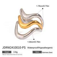 Simple Style Commute Geometric 316 Stainless Steel  Women's Rings sku image 2