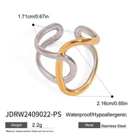 Simple Style Commute Geometric 316 Stainless Steel  Women's Rings sku image 5