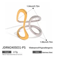 Simple Style Commute Geometric 316 Stainless Steel  Women's Rings sku image 4