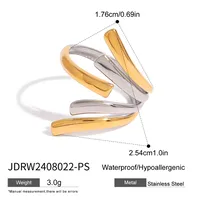 Simple Style Commute Geometric 316 Stainless Steel  Women's Rings sku image 3