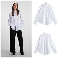 Women's Blouse Long Sleeve Blouses Streetwear Stripe main image 1