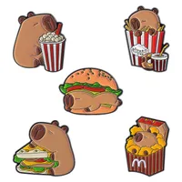 Cartoon Style Cute Cartoon Alloy Stamping Stoving Varnish Plating Unisex Brooches main image 10