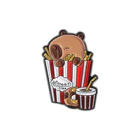 Cartoon Style Cute Cartoon Alloy Stamping Stoving Varnish Plating Unisex Brooches sku image 3
