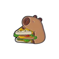 Cartoon Style Cute Cartoon Alloy Stamping Stoving Varnish Plating Unisex Brooches sku image 4