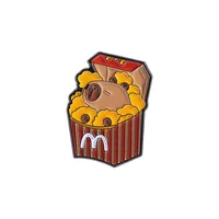 Cartoon Style Cute Cartoon Alloy Stamping Stoving Varnish Plating Unisex Brooches sku image 5