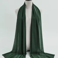 132 Colors In Stock Solid Color 148S Full Scarf Baotou Scarf Pearl Chiffon Bubble Scarf Chiffon Beads Ethnic Headscarf sku image 144