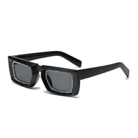 Casual Multicolor Ac Square Diamond Full Frame Glasses main image 1