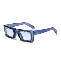 Casual Multicolor Ac Square Diamond Full Frame Glasses main image 2