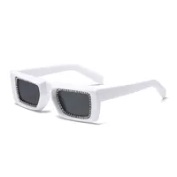 Casual Multicolor Ac Square Diamond Full Frame Glasses main image 4