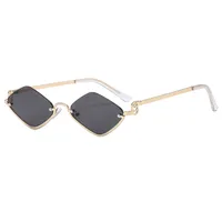 Casual Solid Color Ac Polygon Full Frame Glasses main image 4