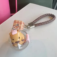 Cartoon Style Cute Capybara Plastic Resin Bag Pendant main image 3
