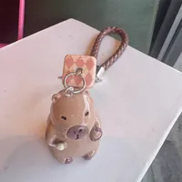 Cartoon Style Cute Capybara Plastic Resin Bag Pendant sku image 5