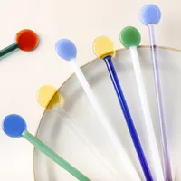 Simple Style Multicolor Glass Spoon 1 Piece main image 1