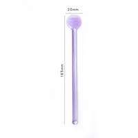 Simple Style Multicolor Glass Spoon 1 Piece sku image 8