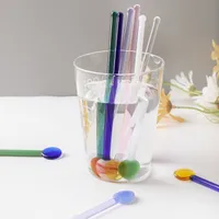 Simple Style Multicolor Glass Spoon 1 Piece main image 3