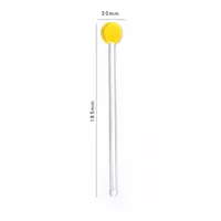Simple Style Multicolor Glass Spoon 1 Piece sku image 2