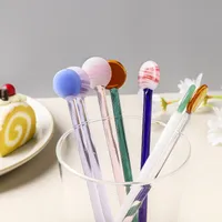 Simple Style Multicolor Glass Spoon 1 Piece main image 4